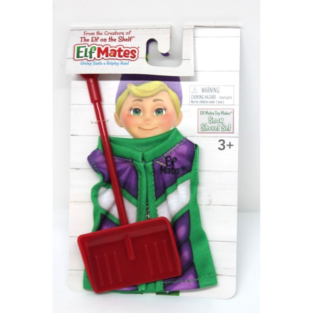 Christmas Elf on the Shelf Mates Vest & Red Snow Shovel for Cobbler Elf NEW
